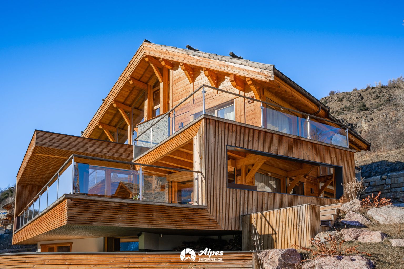 Chalet moderne serre chevalier signé Lombard Vasina