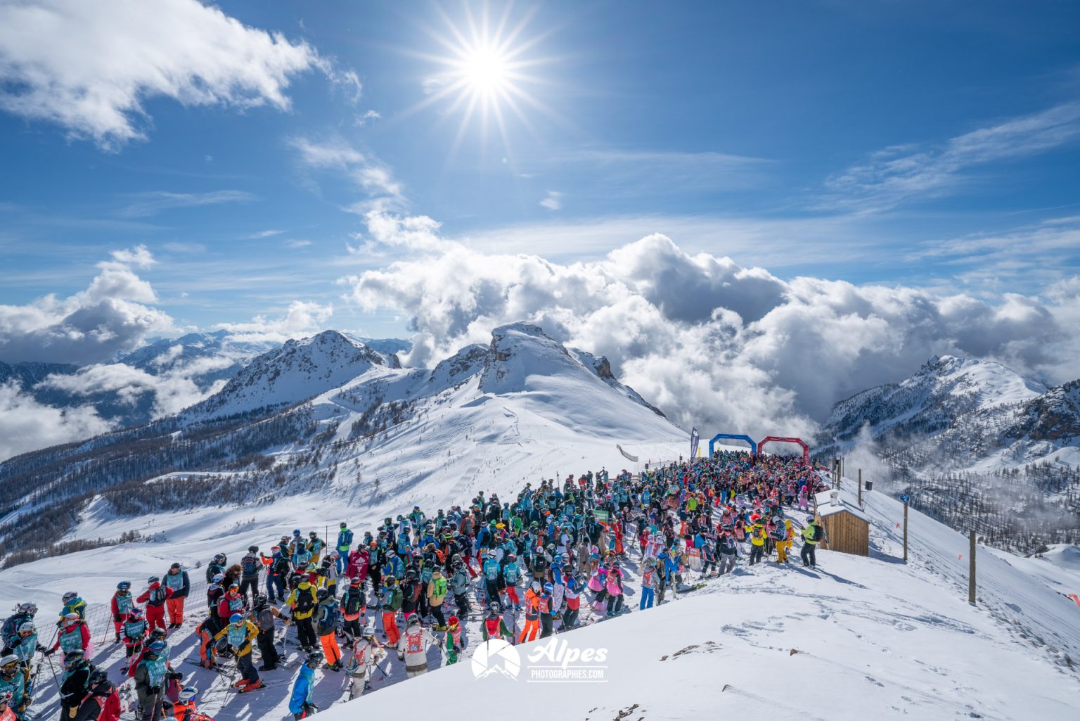 Aire de départ du grand Prix de Serre Chevalier